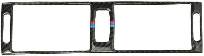 Everpert Carbon Fiber Center Console Air Conditioning Frame Trim Car Interior Styling for BMW X5 E70 X6 E71 2008-2013