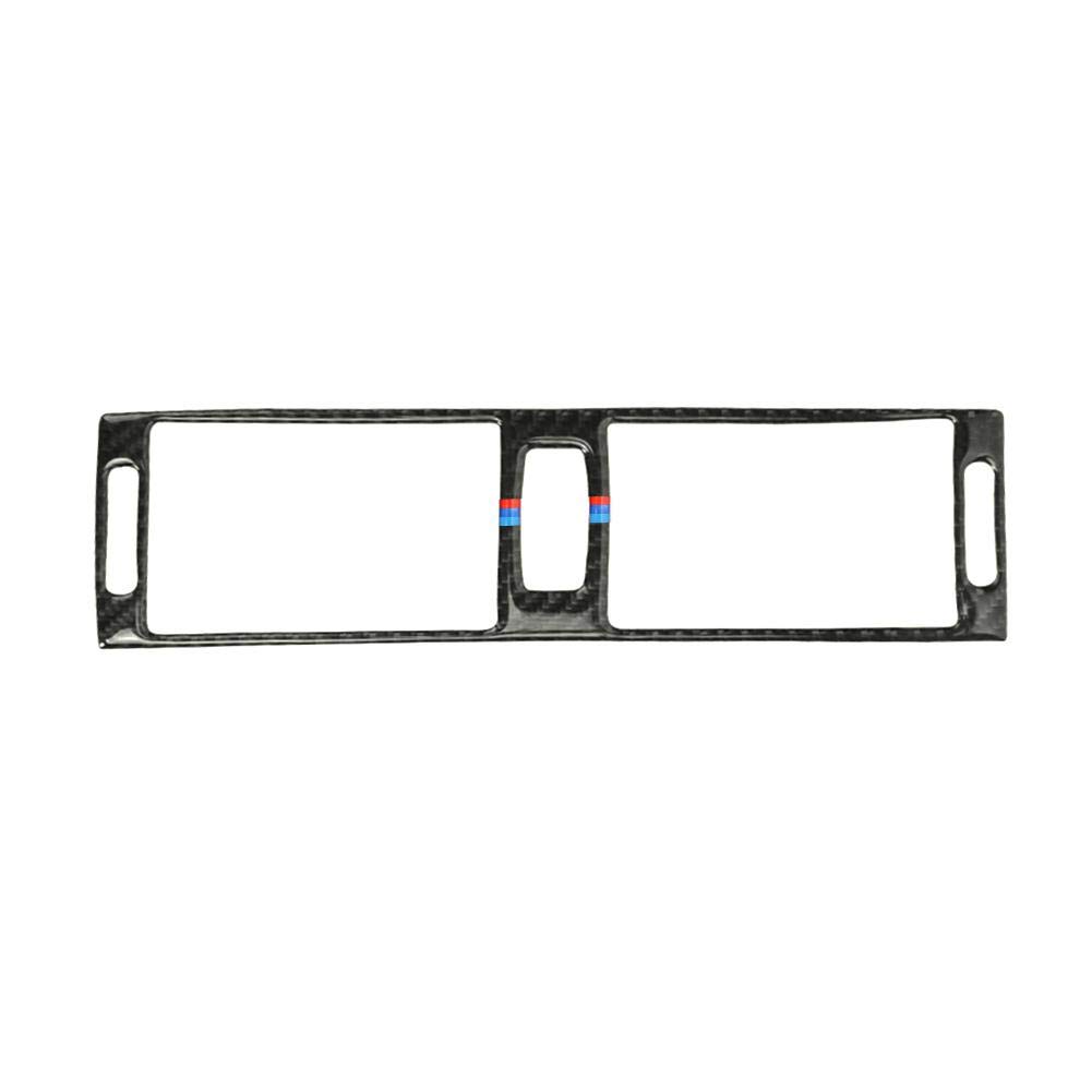 Everpert Carbon Fiber Center Console Air Conditioning Frame Trim Car Interior Styling for BMW X5 E70 X6 E71 2008-2013