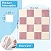 Art3d 10-Pack Heavy-Duty Peel and Stick Backsplash, 12x12 Inch Self-Adhesive Wall Tile Stick on Kitchen Countertop, Pink & Warm White