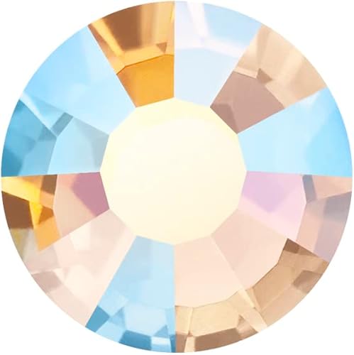 Miniatura 2 de 144 piezas SS16 Preciosa Maxima Cristal Checo Parte trasera plana 438 11 615 diamantes de imitación para manualidades zafiro claro AB