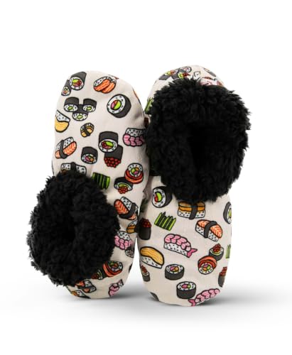 Image of Lazy One Fuzzy Slipper Socks for Women, Fleece House Slippers, Indoor Socks