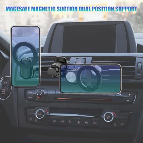 KAQNTUD Magnétique Bras Réglables Fixation Sécurisée pour Appareils Mobiles Résistance Chocs Utilisation Longue Durée De Téléphone Magnétique – vue 2