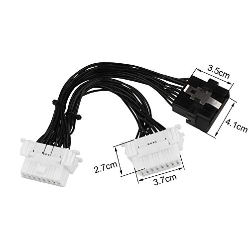 Futheda OBD II OBD2 da 1 a 2 connettori per Cavo