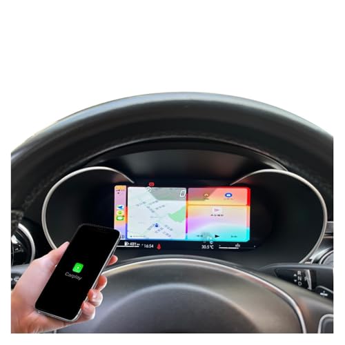 Panel LCD de coche de 12,3'' para GLC W205 con sistema operativo Linux 2