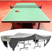 Housse De Table De Tennis - Couverture Pour Table De Ping Pong 165x70x185cm Noir - Sport