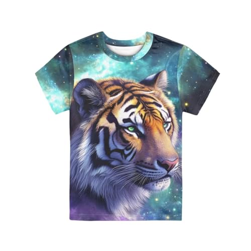 Image of Xhuibop Kids T Shirts for Boys Size 3-16 Girls Short Sleeve Sportswear Active Tops