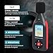 Decibel Meter Digital Sound Level Reader,Data Logger Sound Decibel Meter with 43,000 Data Record Function, 3-Color Alarm, A/C Frequency&DC Output, 30-130dB Portable Noise Meter for Home, Factory