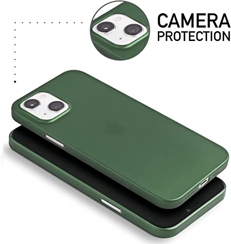 Image of ExpressB for iPhone 16 Case Back Cover | Zero Drop Protection | Perfect for Minimalists | Ultra Thin Anti Scratch Matte Finish Case for iPhone 16 (Green)