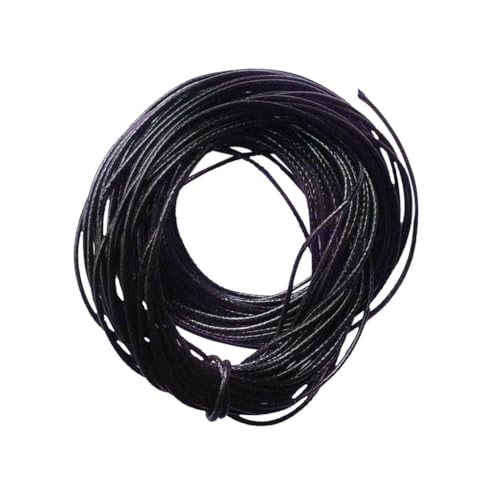 Hilo de seda negro de 1 mm de grosor, 30 metros miniatura 3