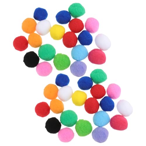 Boules duveteuses pompons pour loisirs créatifs enfants et projets de mercerie