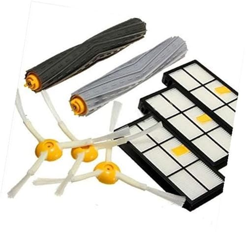 XEBRAD Cepillo de Filtro for aspiradoras iRobot Roomba Series 800 y 900, 880, 890 y 980 Kit de Repuesto para aspiradora