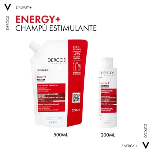 Miniatura 4 de Vichy Champú Anticaída, Efecto Estimulante, Apto Para Todo Tipo de Cabello, Cuero Cabelludo Sano y Detoxificado, Con Aminexil, Energy+, Dercos Technique