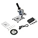 Mini Miter Saw, 4 inch Electric Chop Saw Mini Table Saw, Portable Tabletop Saw 0-45° Adjustable Metal Wood Cutting Machine Manual Chop Saw for DIY Model Compound Cutting Tool