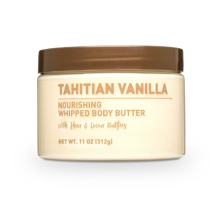 Tahitian Vanilla Nourishing Whipped Body Butter with Shea & Cocoa Butters, 11 oz
