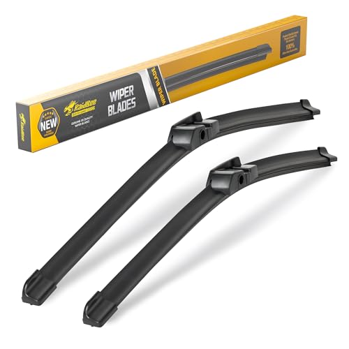 Image of Raidbee Windshield Wiper Blades Replacement for | BMW 528I 535D 535I 535I GT 550I 550I GT 740I 740LI 750I 750LI 760LI 2010-2016 Genuine OEM Quality 2 Pack