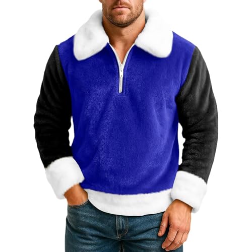 Sweatshirt homme tricoté à col rond et manches longues pour l'hiver