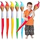 5 Stück Aufblasbare Malpinsel Luftballons,105cm AufblasbareMalpinsel Ballon,für Klassenzimmer Einschulung Deko,Geburtstagsparty Dekorationen (Malpinsel)