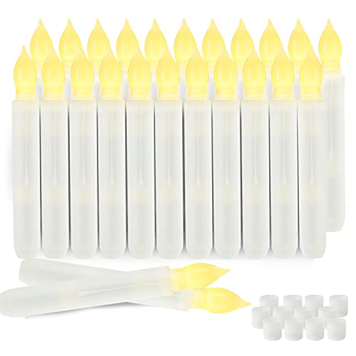 Amagic 24 PCS LED Taper Candles