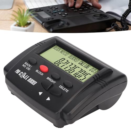Call Blocker Caller Id Box Call Blocking Device Phone Blocker Call Blocker with LCD Display Call Blocker 2000 Groups Large Capacity Prevent Harassment Caller Id Box with LCD