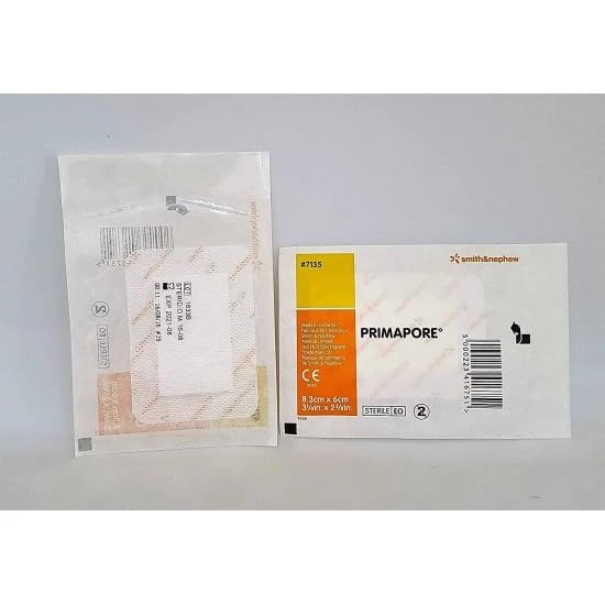 Image of NON -WOVEN ADHESIVE WOUND DRESSING WITH ABDOSRBENT PAD, SIZE - 8.3CM X 6CM - 10PCS
