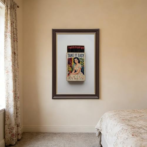Affiche sur toile rétro idée cadeau originale pour anniversaire