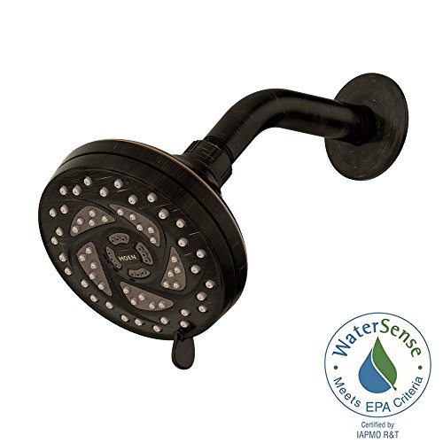 Moen Propel 5-Spray 4.5 in. Fixed Shower Head in Mediterranean Bronze