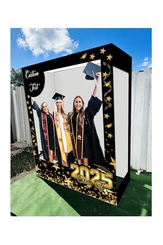 6.3ft by 5.4ft Magazine graduation photo booth, magazine life size, custom magazine, newspaper photo box, vogue inspiration, class 2025 photo booth