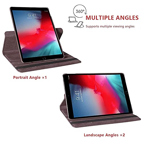 Image of M Cart Cases for iPad PRO 10.5 Inch 2017 / Air 3 (3rd Gen) 10.5 Inch 2019 [ A1701 A1709 A2152 A2123 A2153 A2154 ] (Brown)