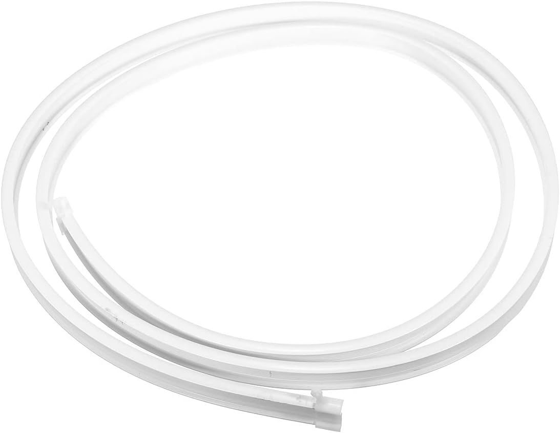 SinseD Curtain Rail Track,Curtain Track 4.5m Curtain Track Curtain Rail Flexible Ceiling MountedStraight Slide Windows Balcony Plastic Bendable Home Window Decor (Color : 4.5m Side Clamping)