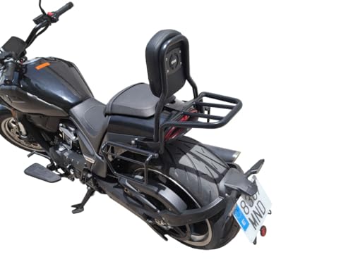 Portaequipajes de acero negro compatible con Morbidelli MBP C1002V