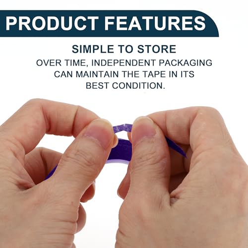 Image of Painters Tape Medium Tack Easy Removal Masking Master Tape Purple 5 Pcs 0.2cm /0.25cm /0.3cm /0.4cm /0.6cm x 25m