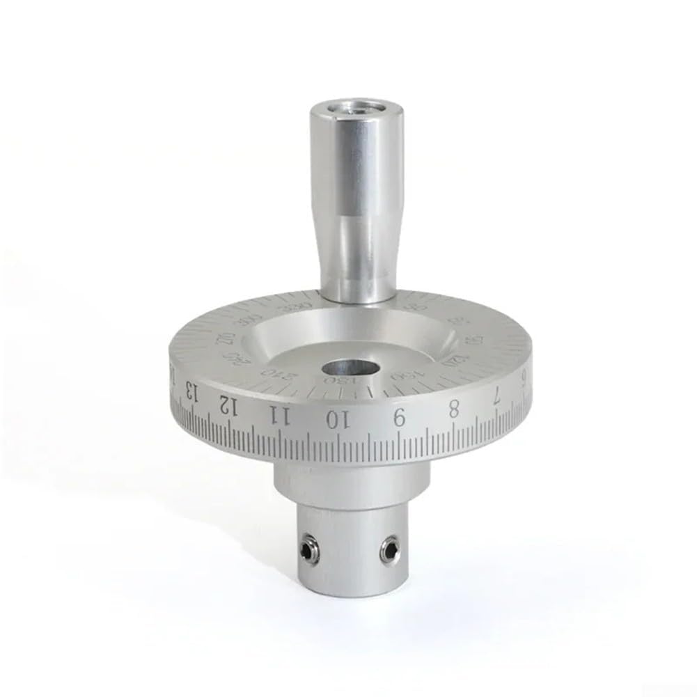 Robust gebautes Handrad aus Aluminiumlegierung mit gravierter Skala für genaue Leistung (6 mm)