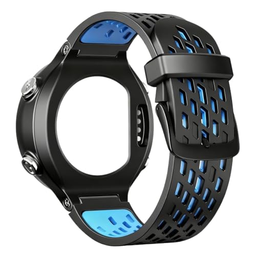 [�����ȓX] �ɓK��Garmin Approach S6 Forerunner 735XT/630/620/235/220/230 �X�|�[�c�u���X���b�g�����p�X�g���b�v����V���R���X�g���b�v(Black Sky Blue)