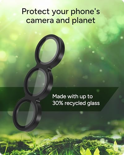 Image of ZAGG Glass Elite Anti-Reflective Samsung Galaxy Z Fold7 Camera Lens Protector - Anti-Glare Technology, Maximum Impact & Scratch Resistance, InvisibleShield, Smudge-Free Surface, Recycled Materials