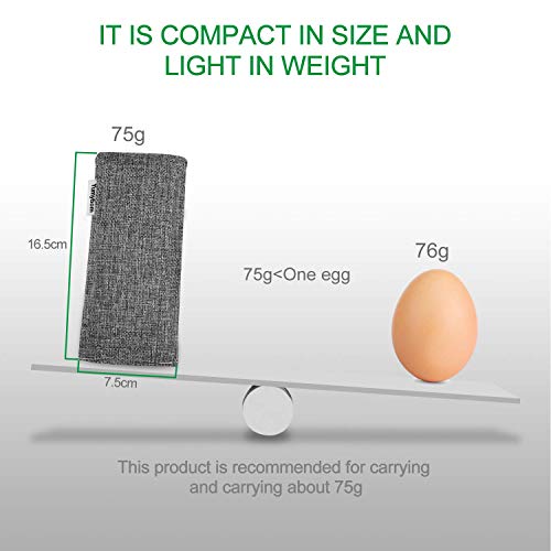 rongrong 12 Packs Natural Air Purifying Bags,900g Mini Bamboo Charcoal Bags,Shoe Deodorizer and Odor Eliminator(12 * 75g)