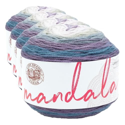 Image of Lion Brand Yarn Mandala Yarn, 4 Pack, Snorks