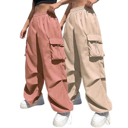 Image of GRECIILOOKS Men's Cargo Pants | 4 Pocket Cotton Cargo Joggers for Men | Loose Fit Stylish Pant with Pockets | Casual Baggy Trousers & Streetwear Lower