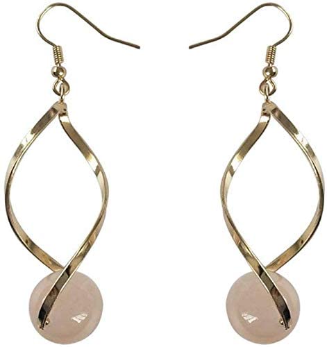 Boucles d'oreilles créoles femmes géométriques à crochet pendant, bijoux rétro pour dames