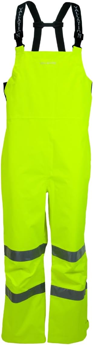 Men's Dark Rain Bib Pants