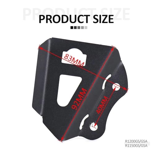 Protector de freno trasero con acabado premium para chasis BMW 4