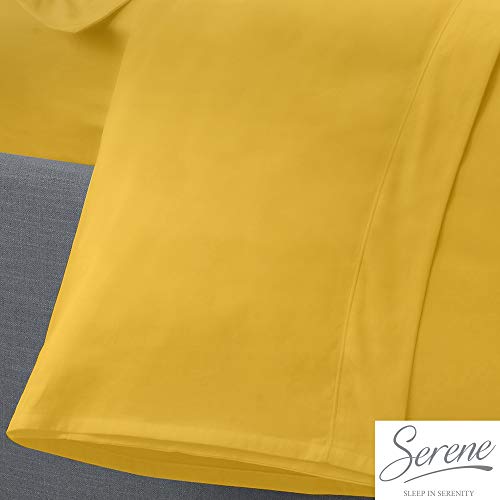 Serene Easy Care - Sábana Plana, Ocre, Doublé