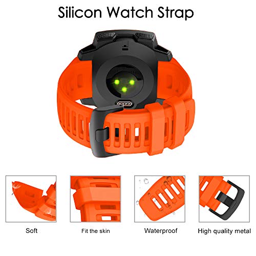 Garmin Instinct Horlogeband, Siliconen Vervangende Band Sportband voor Garmin Instinct, Verstelbare Horlogeband - Image 3