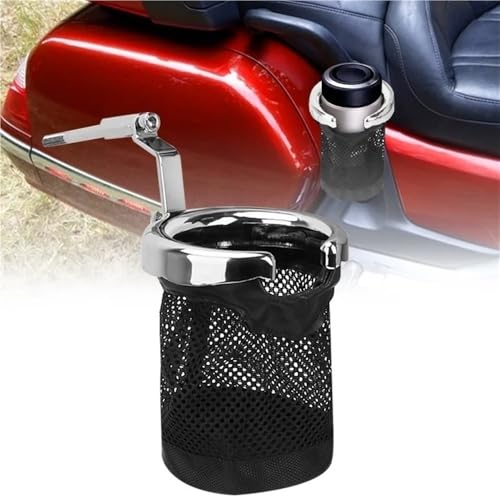 Porte-boisson moto guidon argent pour ne plus manquer d'eau - 3