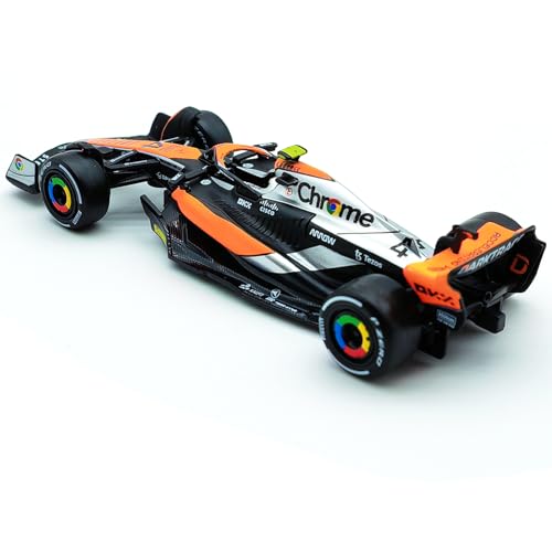 Bburago P2 British GP Mclaren 2023 F1 MCL60 4# Lando Norris Modelo de Auto de Aleación Diecast miniatura 7