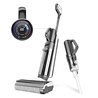 Tineco Pulitore a secco senza fili Floor One S5 Combo multifunzione per pavimenti con design a doppio serbatoio, indicatore LED autopulente, controllo app per pavimenti duri, peli di animali domestici