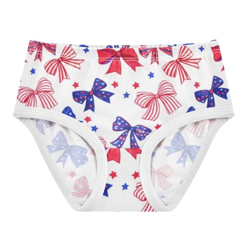 Girls Underwear Toddler 2t Cotton Panties Little Girl Fun Underpants Briefs USA Red Blue America Stars