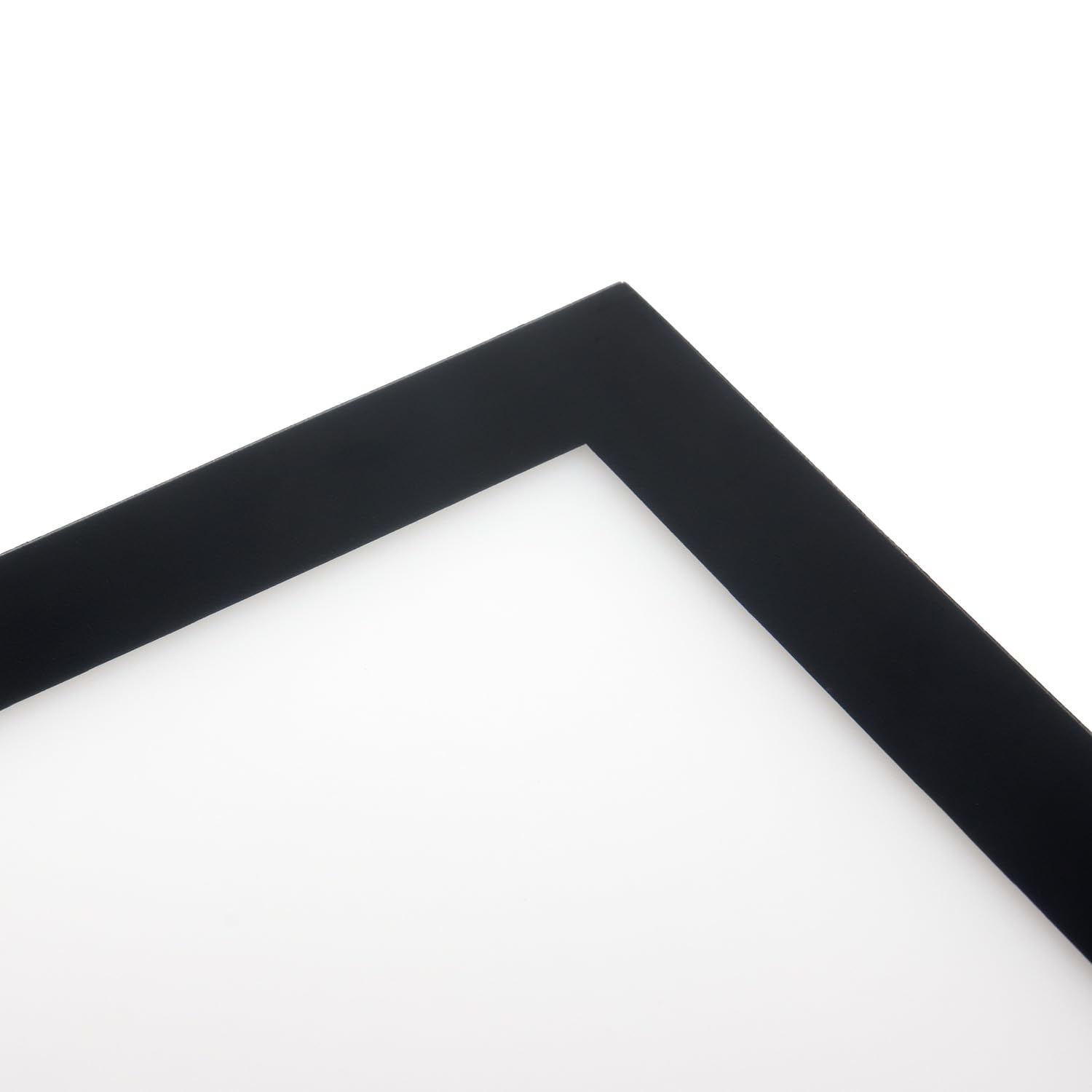 EUROPEL Cornice magnetica A4 nera, set da 5, porta documenti per superfici metalliche, cambio rapido, uso ufficio, scuola e ristorazione