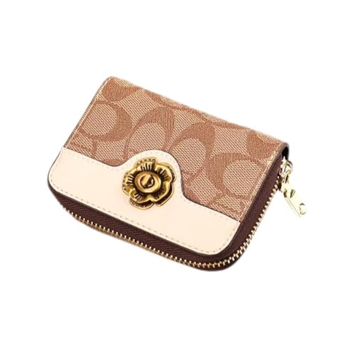 11-20-24 Card Slots Bifold Zipper Wallets,PU Leather Credit Card Clip Holder,RFID Blocking Coin Purse Pouch HandBag.