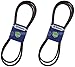 2 Pack Stens 265-684 OEM Replacement Belt Fits John Deere TCU18603