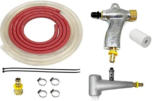 Blastline Suction Blast Cabinet Gun and Metering Valve Kit w/ 1/4" Orifice (#4) Ceramic Nozzle